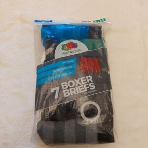 Fruit Of The Loom Boys Boxer Briefs Set Of 7 Assorted Colors. Size Small